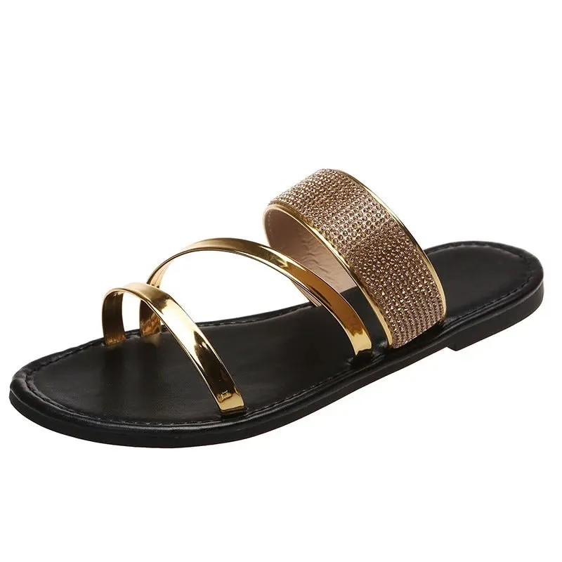 Esme - Glamorous Rhinestone Sandals for Women